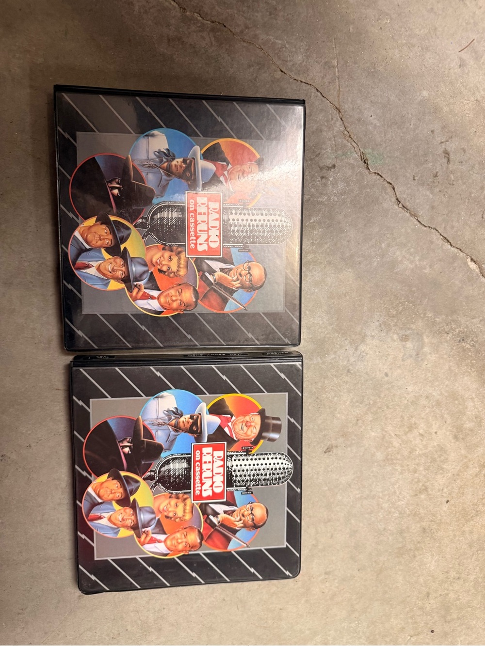 Radio cassette Set - Black with Multicolor Artwork